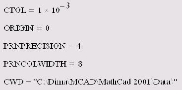  Built-in Variables  Worksheet Options
